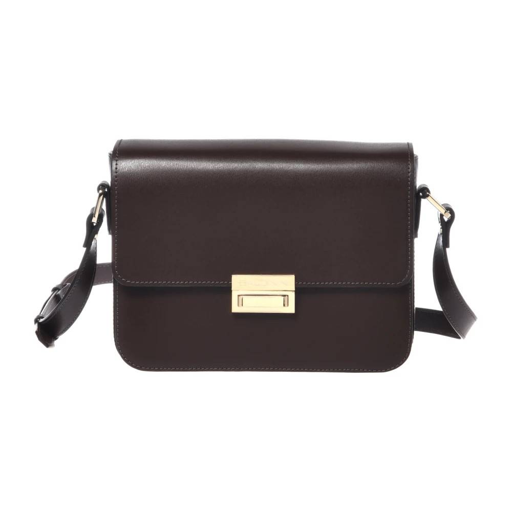 Baldinini Læder Crossbody Taske - Tasker - Dame - Brun - ONE SIZE - Læder