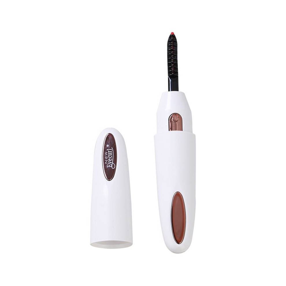 Electric Eyelash Curler Curling Tool Rechargeable Eyelash Curler Eyelash Curling and Setting Tool USB Rechargeable White