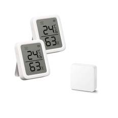 2 stk. Switchbot Meter Plus inkl. Switchbot Hub | Termometer | Smart Home
