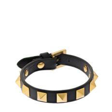 Rockstud Leather Belt Bracelet