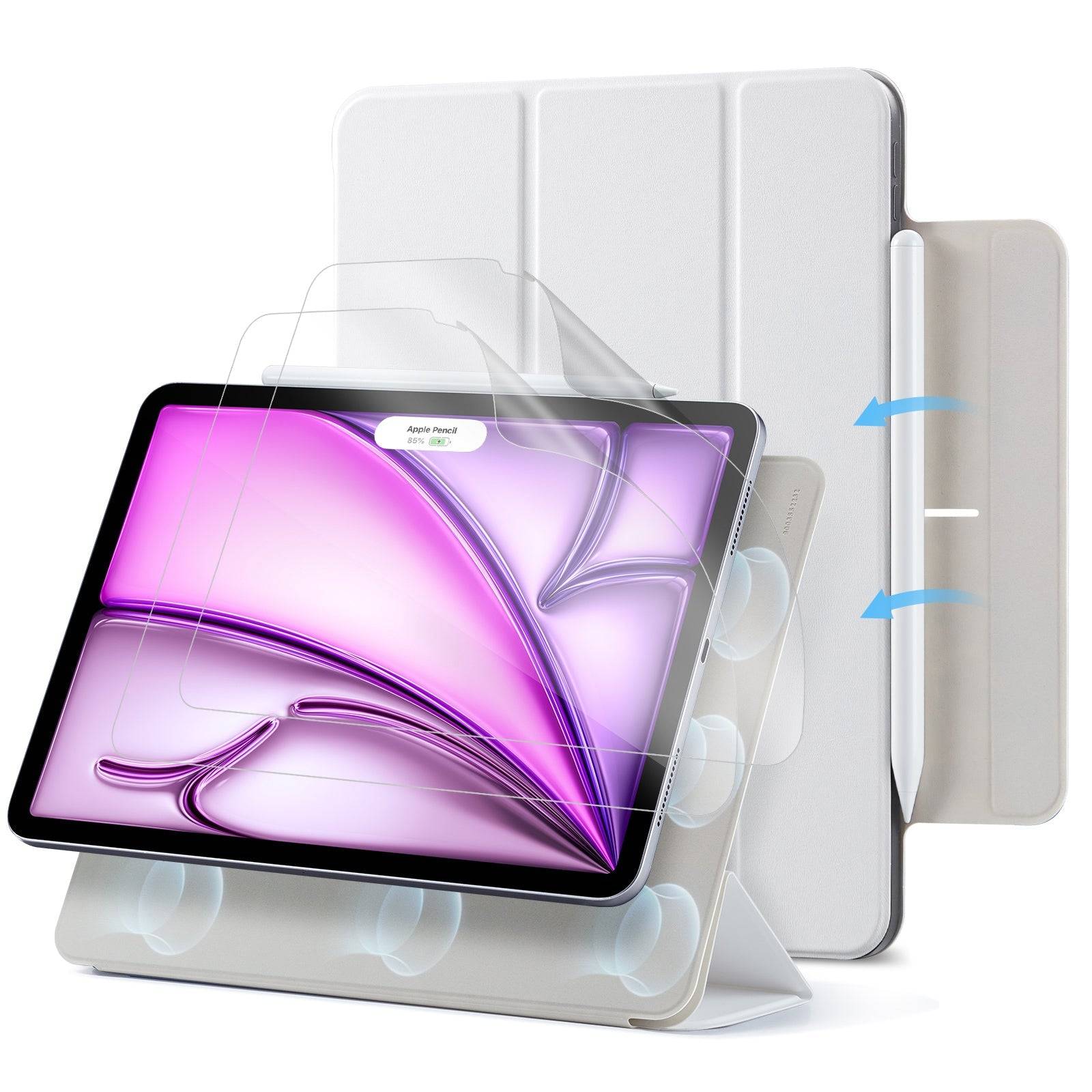iPad Air 13ʺ (2025/2024) Rebound Art Bundle - Brilliant White - Brilliant White