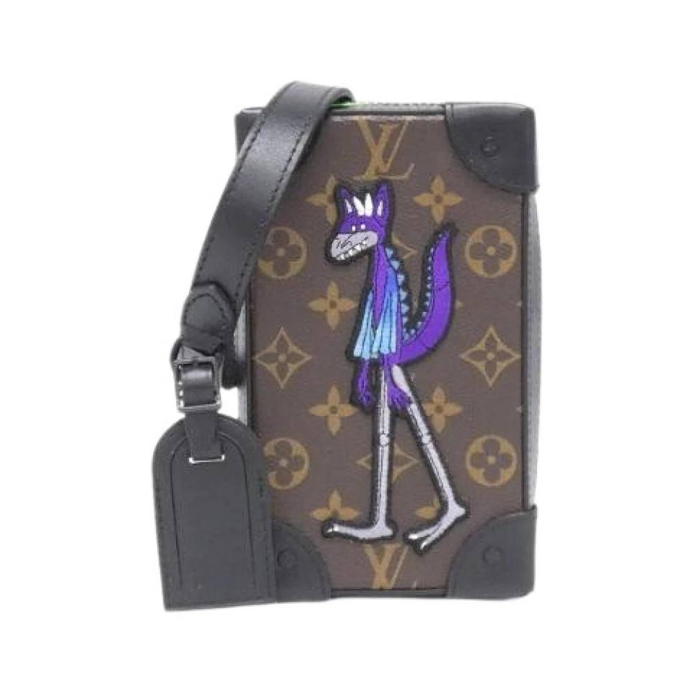 Louis Vuitton Vintage - Pre-owned Monogram Soft Trunk Phone Box Axelremsväska Vintage - Herr - ONE Size -