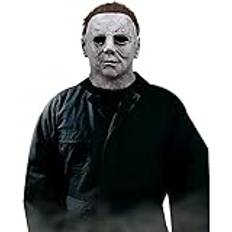 PZMLOASN Michael Myers mask, halloween skräck cosplay latexmask, mardi gras, jul, påsk, halloween, födelsedagsfest