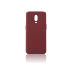 OnePlus 6T Cover Matte TPU i Rød