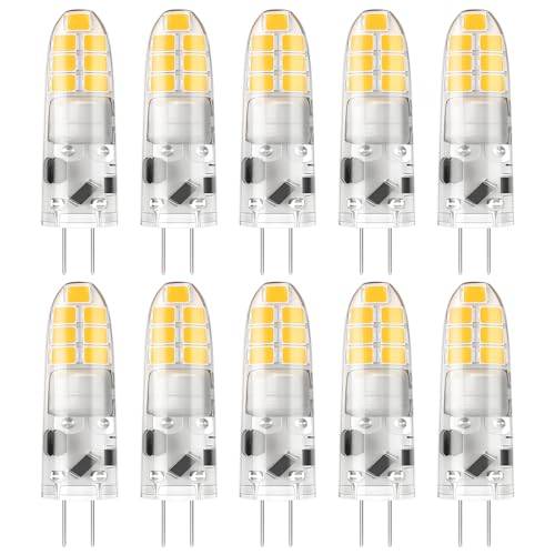 DiCUNO G4 LED Neutralweiß 2W ersetzt 20W Leuchtmittel, 4000K, 10er Pack