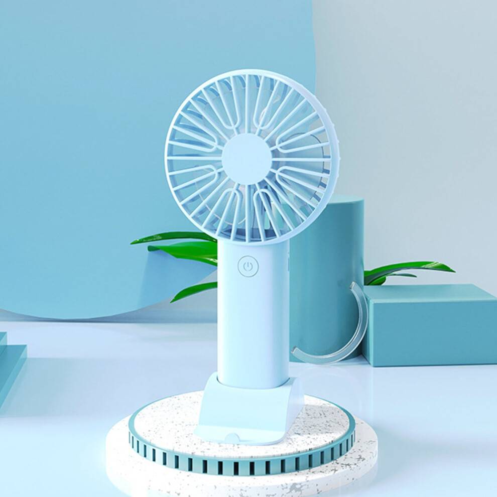 Kayannuo Bærbar Mini Ventilator, USB Genopladelig Håndholdt Ventilator Kompatibel med Sovesal & Udendørs, Lydløs Høj Vindkraft Bordventilator,