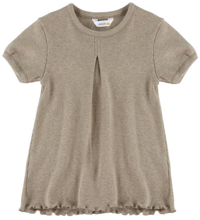 Joha T-shirt - Rib - A-Shape - Mørk Beige - Joha - 110 - T-Shirt