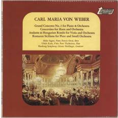 Carl Maria Von Weber Grand Concerto No. 2 For Piano & Orchestra / Concertino For Horn And Orchestra... 1974 UK vinyl LP TV34488S