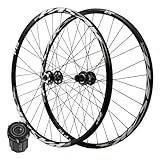 MTB hjulset 26/27,5/29 tum, aluminiumlegering skivbroms QR tätat lager mountainbike fälg 32 ekrar genom axel 142 mm för 7/8/9/10/11/12 hastighet 2210 g (färg: B, storlek: QR 29 tum)