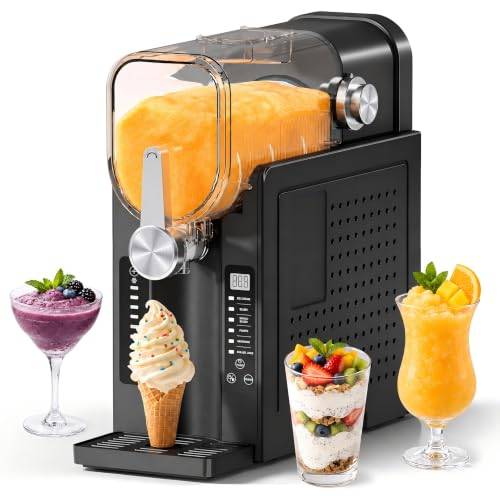 INITIO Slush-maskin, 2 l slush-maskin för hemmet, svart, AD03