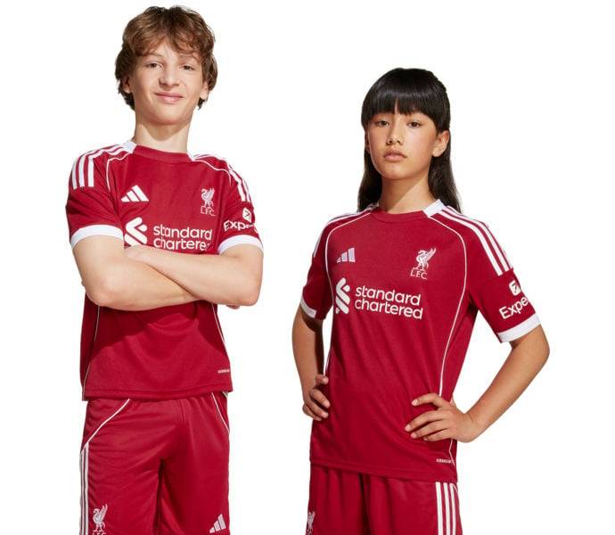 Liverpool FC Home 25/26 JR matchtröja, STRRED, Barn, 152
