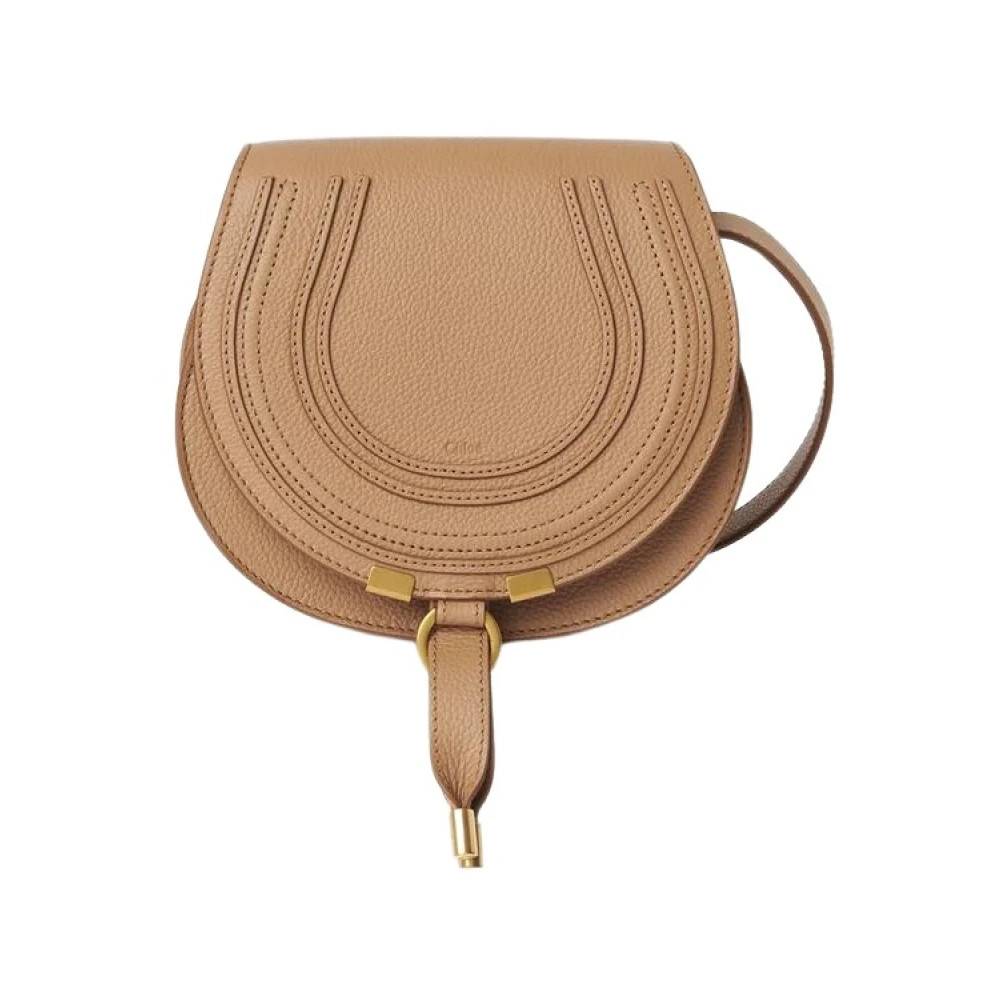 Chloé - Marcie Small Saddle Bag Väskor - Dam - ONE Size - Läder