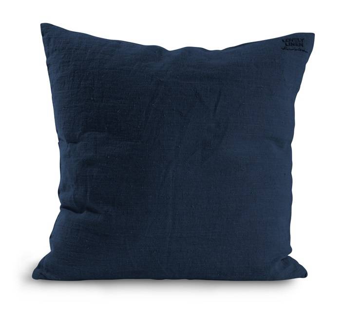 Lovely Pudebetræk 50x50 Midnight Blue - Lovely Linen.