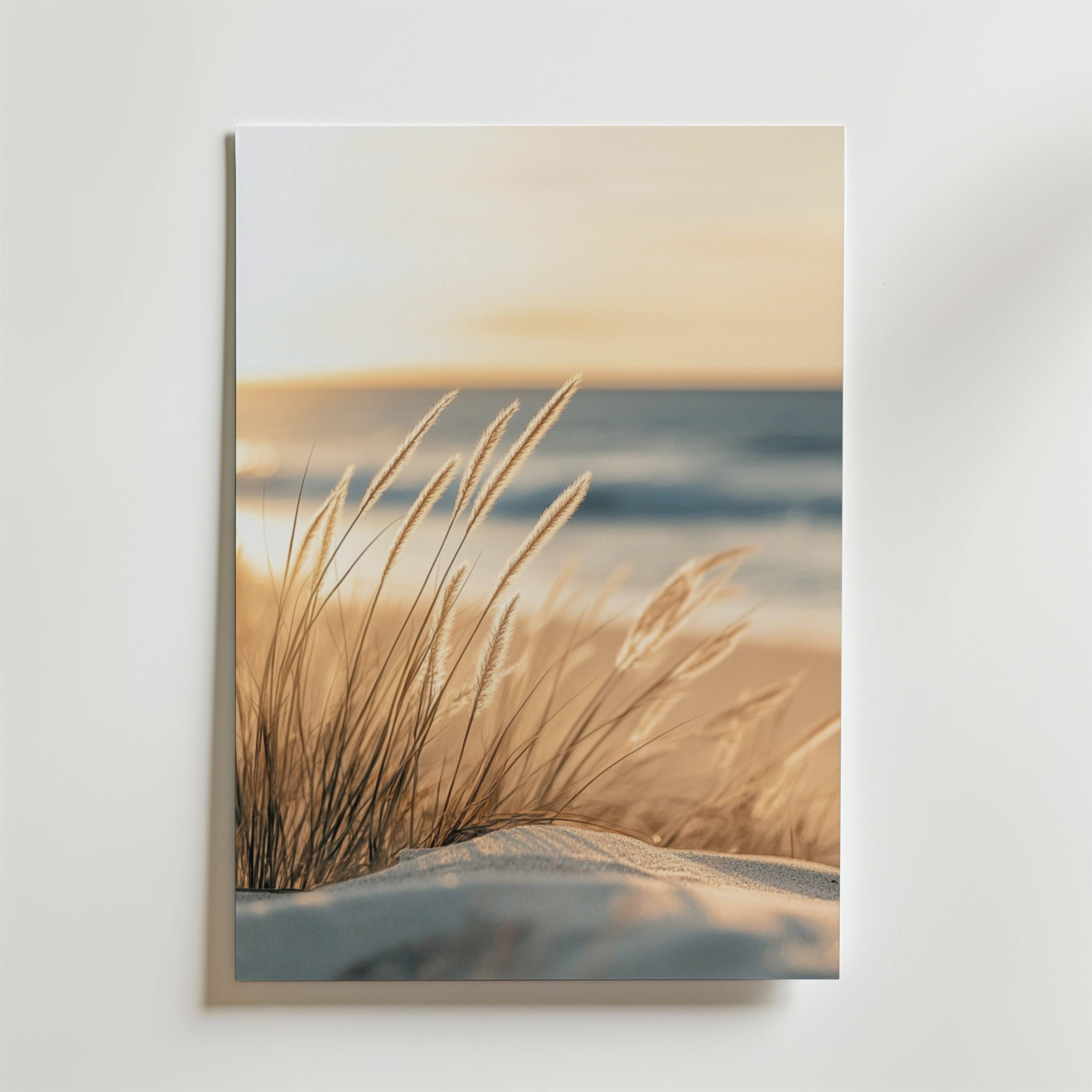 Meadow Beach Feeling Poster - Premium Canvas 30x40 cm