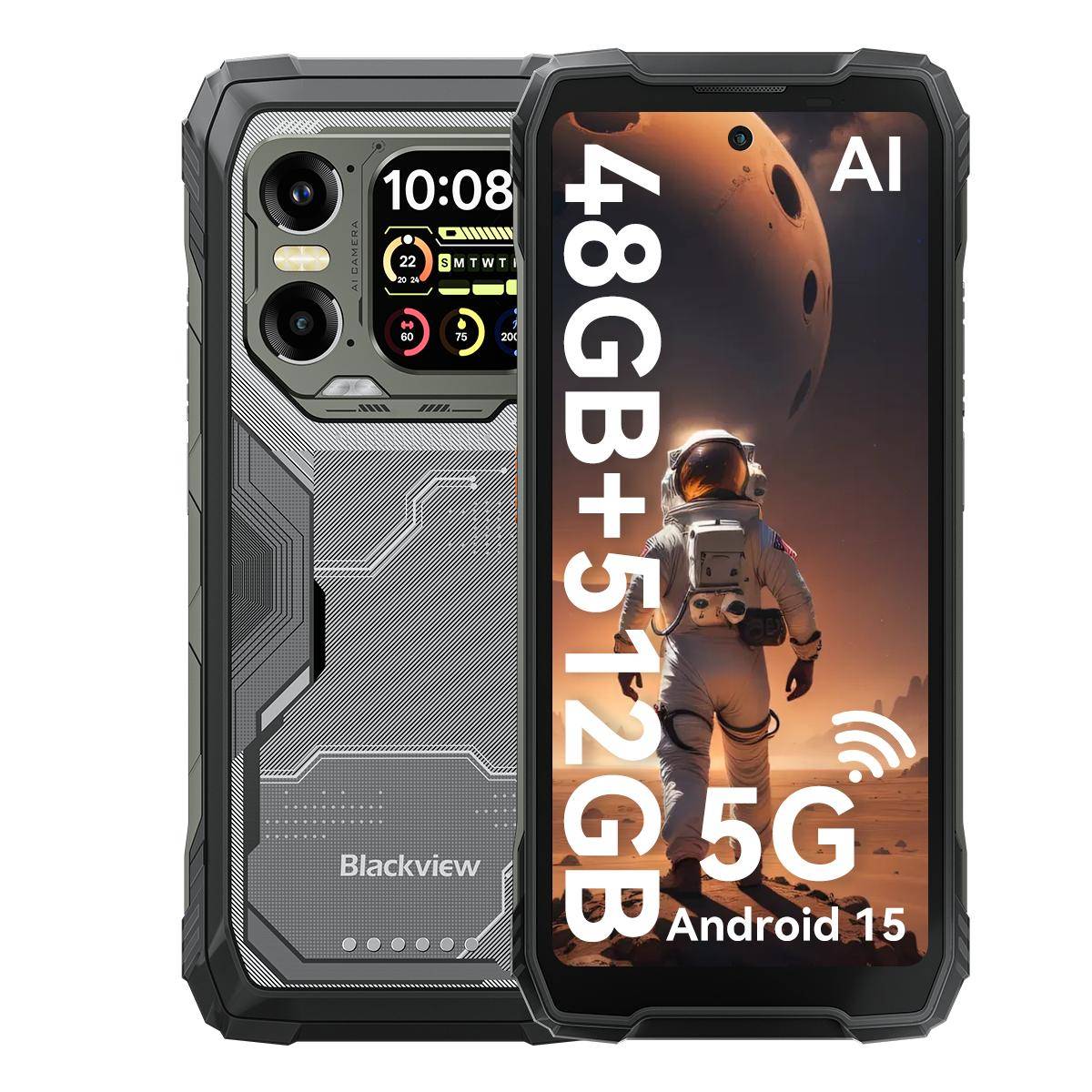 Blackview XPLORE 1 Dimensity 7050 Rugged Phone Android 15 (16GB+32GB) RAM 512GB ROM 6.78 inch 120Hz Display 20000mAh 16+512Only cell phone