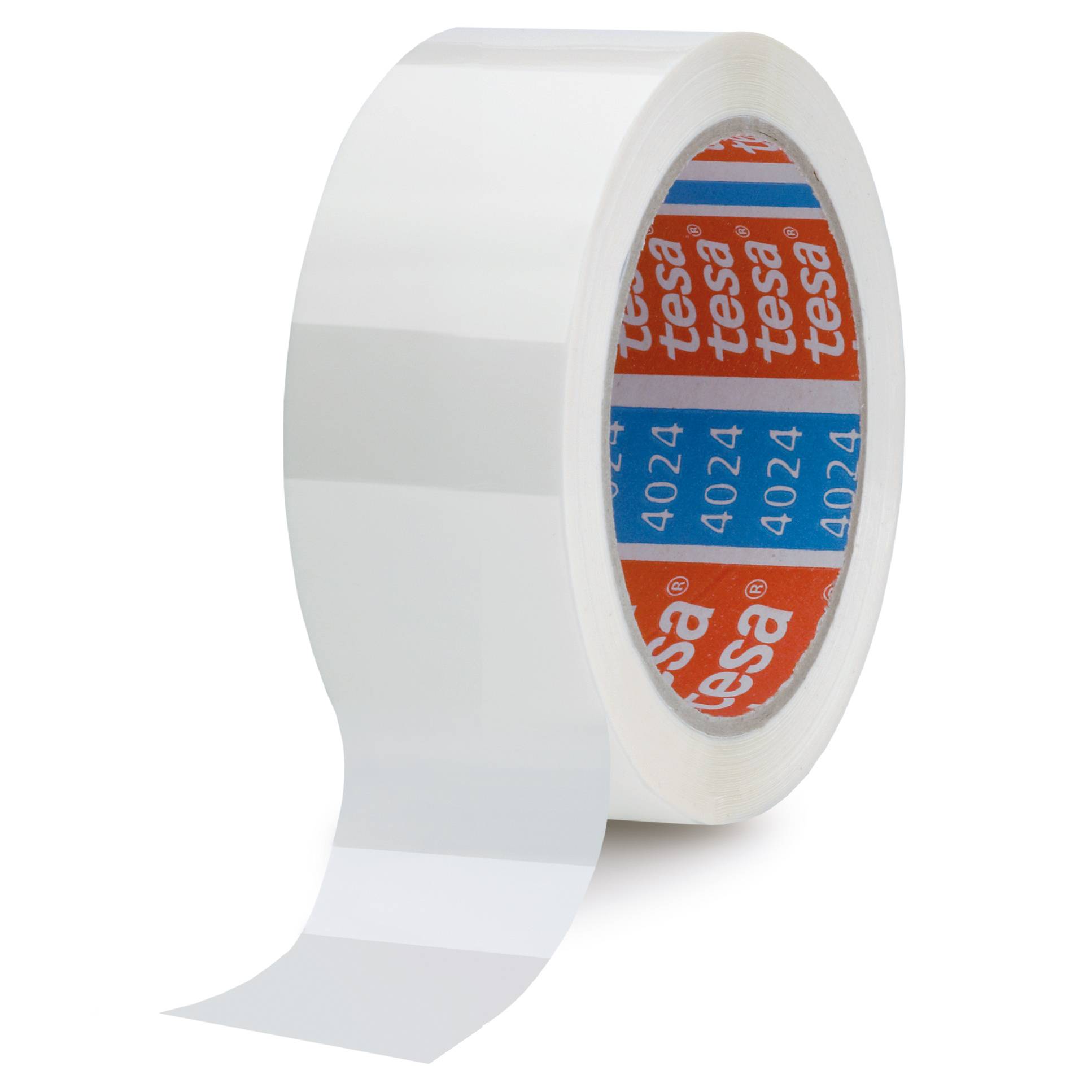 Packtejp tesa 4024 Transparent, tystavrullad, 38mm x 66m (38mmx66m)