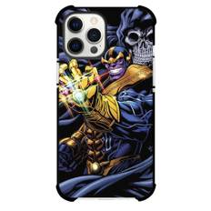 Thanos Phone Case For iPhone Samsung Galaxy Pixel OnePlus Vivo Xiaomi Asus Sony Motorola Nokia - Comics Series Thanos And Death With The Infinity Gauntlet