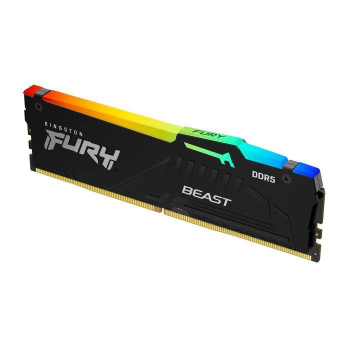 RAM-minne - KINGSTON - FURY Beast - 16 GB - DDR5 - 6000 MT/s CL36 RGB