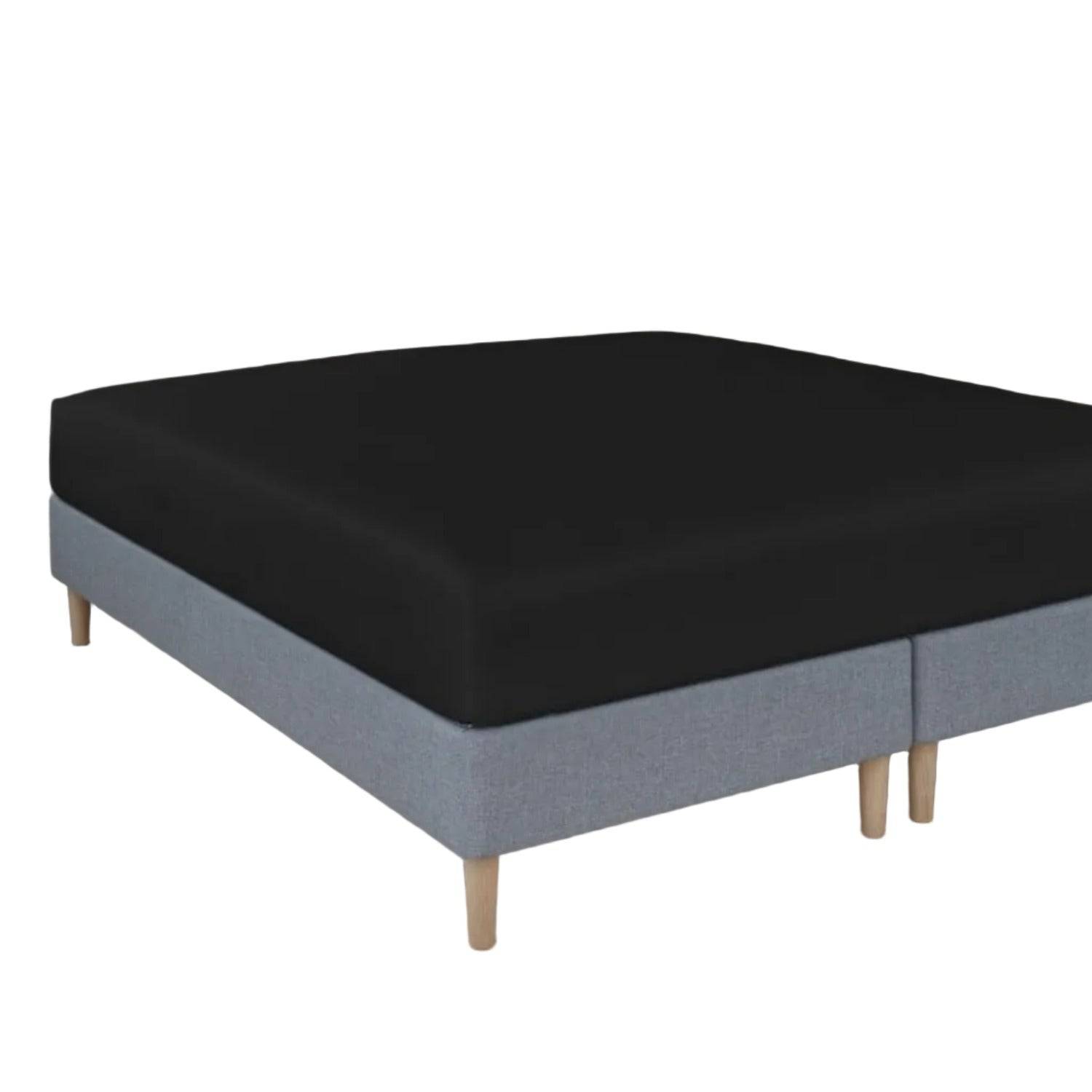CPH living - Faconlagen - percale - B180 x L210 cm / 08 Sort