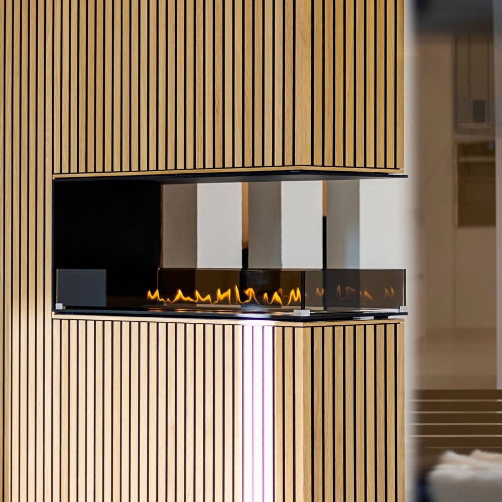 Decoflame Montreal Elektronisk 3-sidet Biopejs