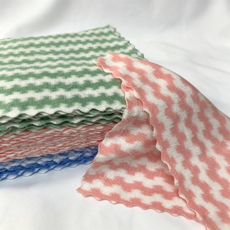 21pcs Pack Color Microfiber Cleaning Cloths Suitable For Kitchen, Bathroom, Office - Non-greasy Absorbent Wavy Scouring Pads, Suitable For Commercial & Household Use, Hand Washable Degreaser Cloths