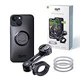 SP CONNECT Moto Bundle | SPC+ | Kompatibel med iPhone 13 mini/12 mini | Mobiltelefonhållare för motorcykel cykel moped skoter | Gadgethållare för navigatorn