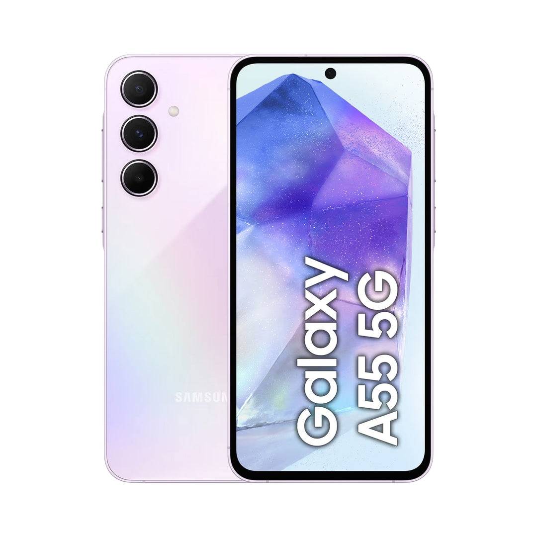 Brugt Samsung Galaxy A55 | 256GB | Lilac | Brugt stand