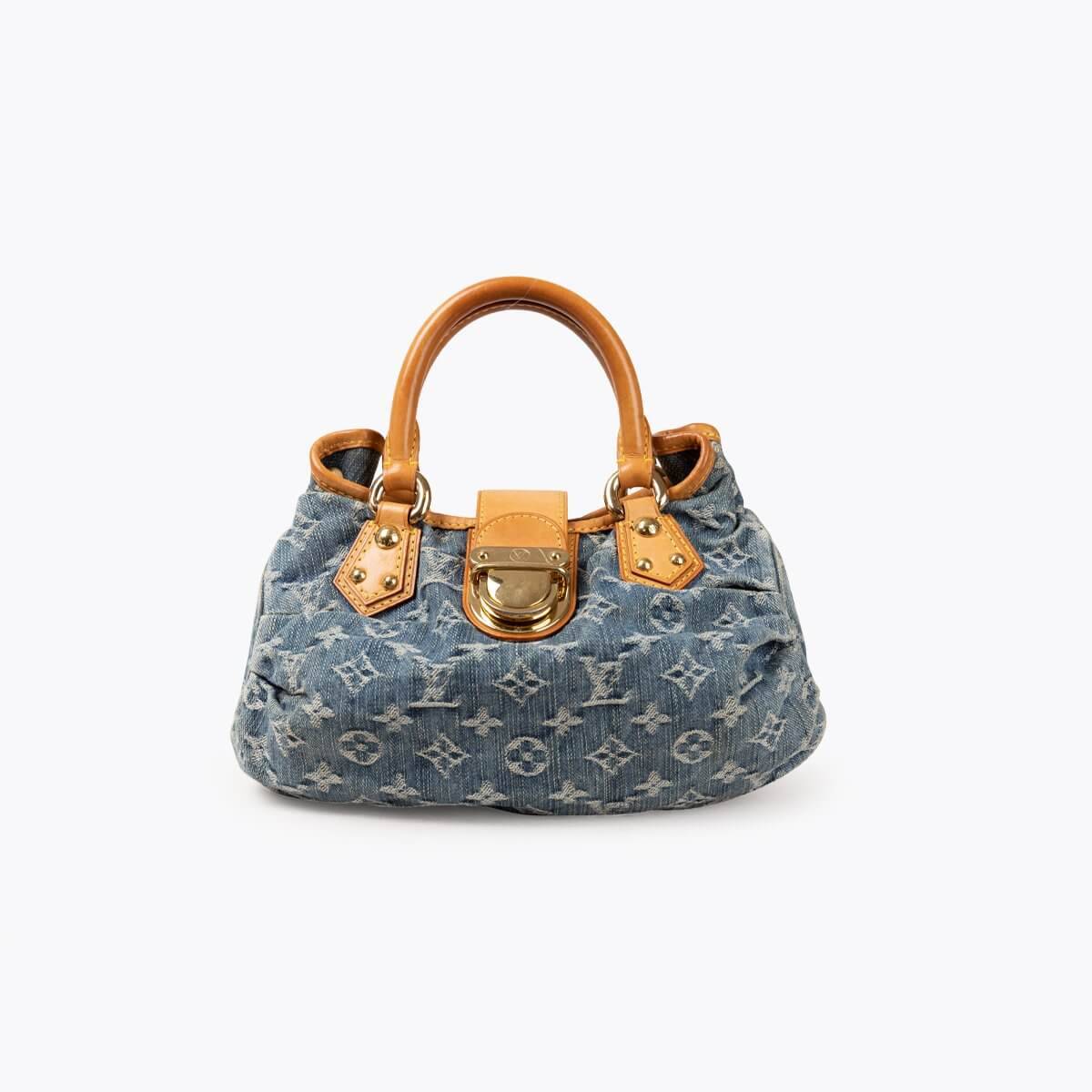 LOUIS VUITTON Denim Mini Pleaty Bag - Blue - One Size