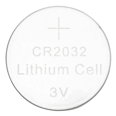 Q-Connect Knopfzellen-Batterie Lithium CR2032 3 Volt - 4 Stück.