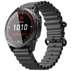 Ocean Armbånd Garmin Fenix 7X - Sort