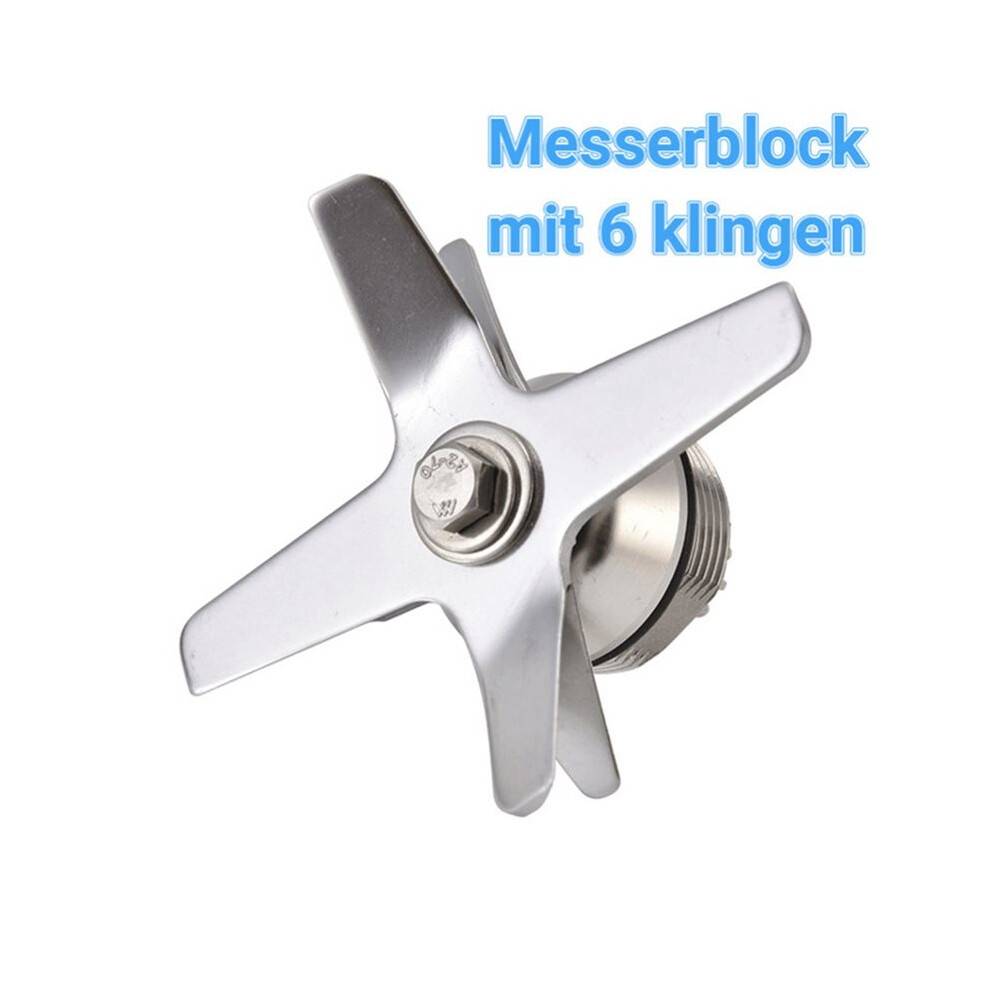 8X Blenders Blades for TWK TM-767 TM-800 JTC-767 JTC-800 Stainless Blade Mixer Spare Parts