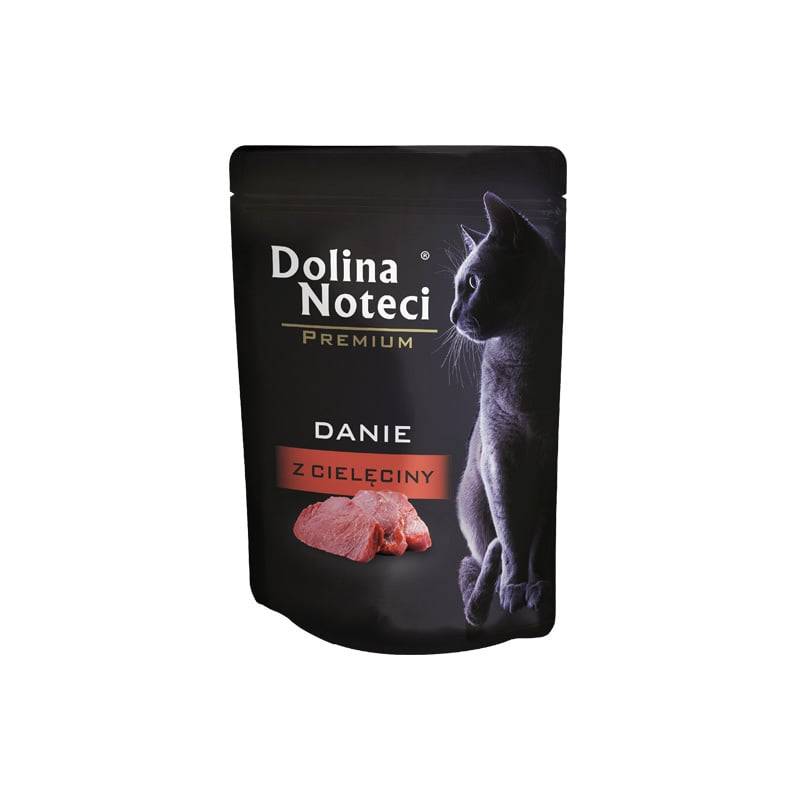 DOLINA NOTECI Premium måltid av kalv 85 g våtfoder för katt