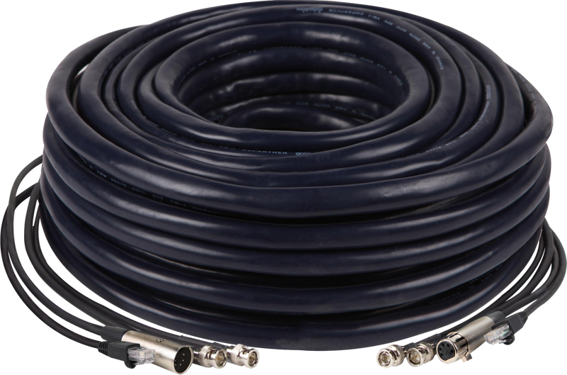 Datavideo CB-31 Multi cable 5p-XLR, 2xBNC, 2xRJ45 (50m)