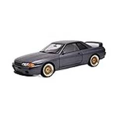 metallmodell bil För Nissan R32 Skyline GTR Wangan Edition legeringssimuleringsskala bilsamling modell 1:18(Color:2)