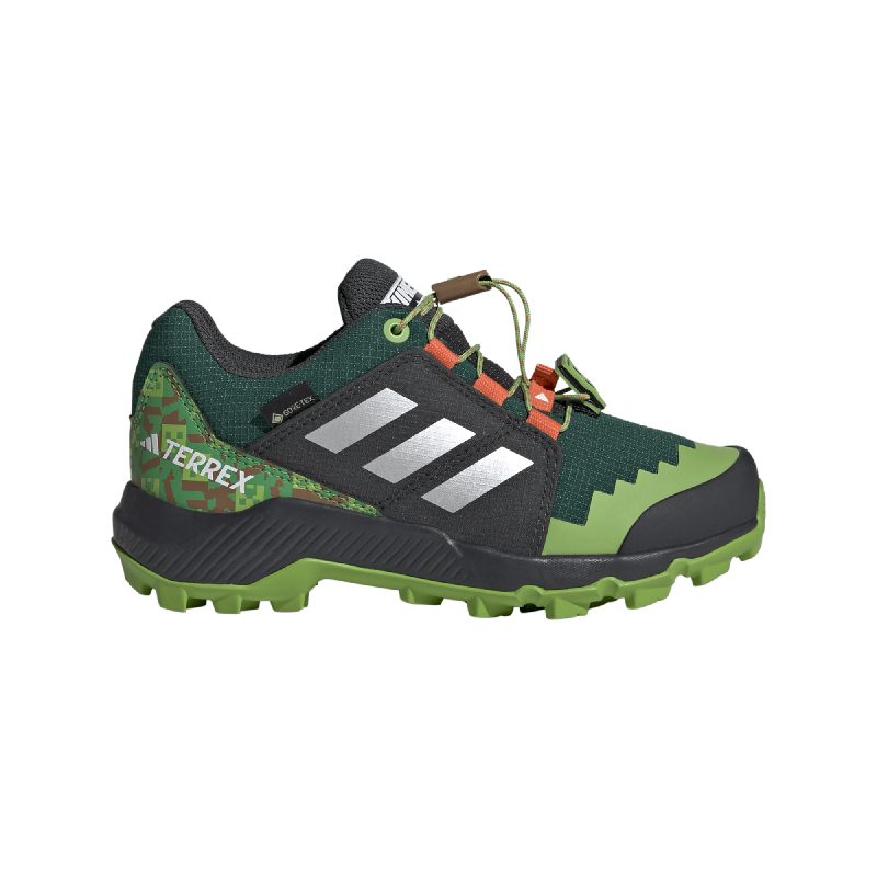 adidas Adidas Minecraft Terrex GTX - Vandringsskor - Børn Collegiate Green / Matte Silver / Semi Impact Orange 33.5