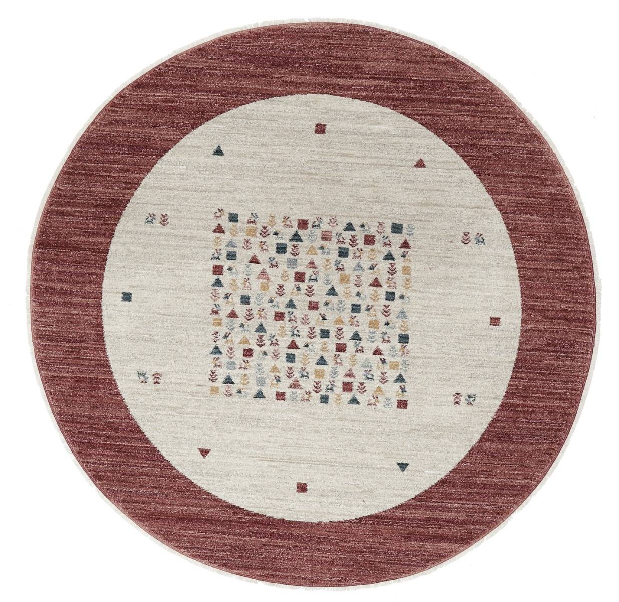 Argos - Gabbeh Matta 136x136 Modern Matta Röd