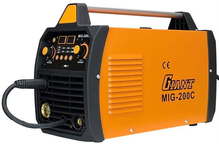 Giant MIG200C CO2 og MMA svejseværk Digitalt Synergi.