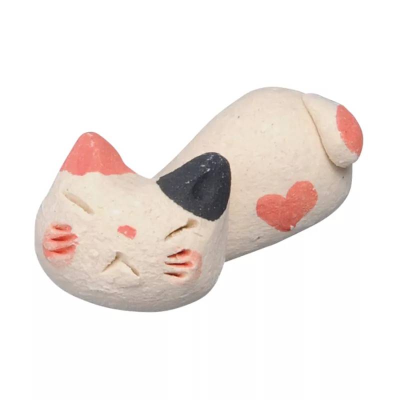 Chopstickstöd vit katt - 10 st/fp