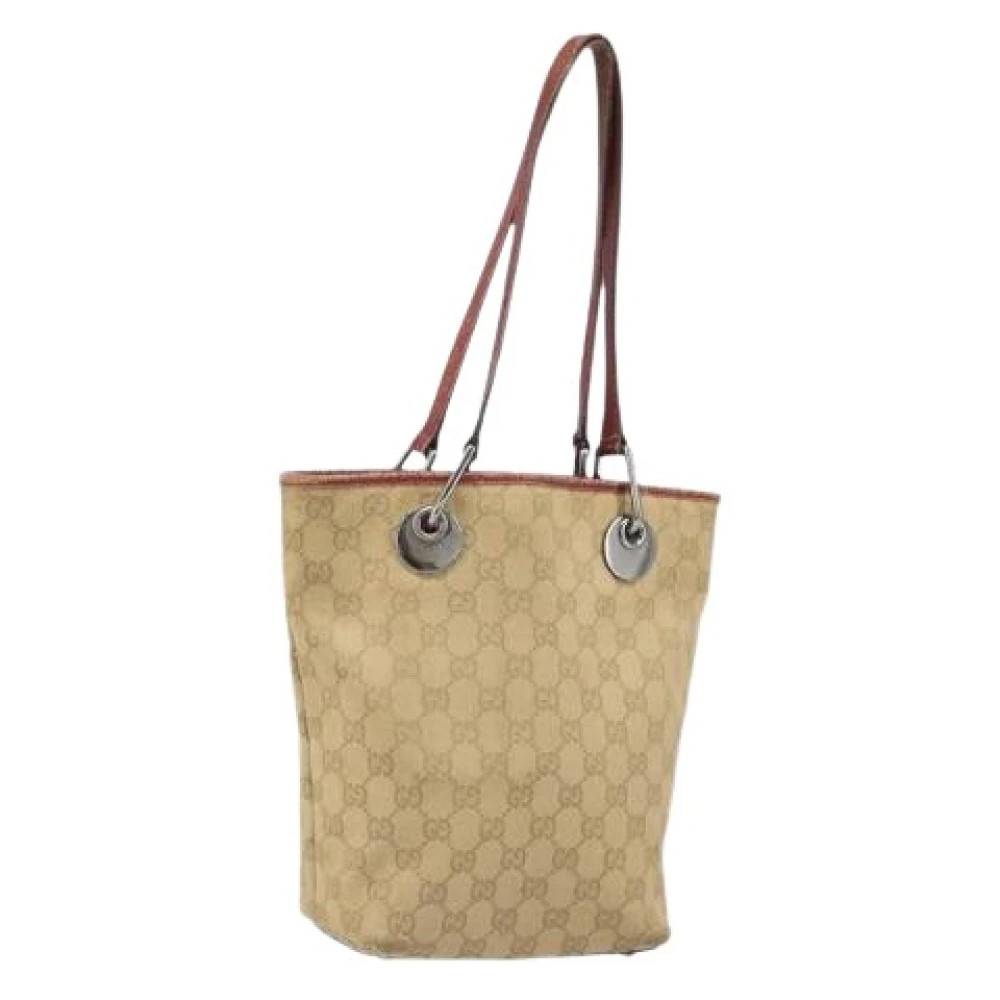 Gucci Vintage - Pre-owned Canvas Bucket Bag Vintage - Dam - ONE Size -