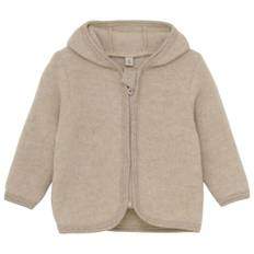 Huttelihut Kid's Jacket Wool Fleece Merinojacka Barn Storlek 92 Färg beige