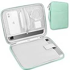 Lacdo Tablet Sleeve Surfplattor for 11" iPad Pro M4, 11" iPad Air M2, 10.9" iPad, 11" iPad Pro, 10.9" iPad Air, 10.2" iPad, 10.5" iPad Pro, iPad Air 3 2, Galaxy Tab A9+ Apple Smart Keyboard, Grön