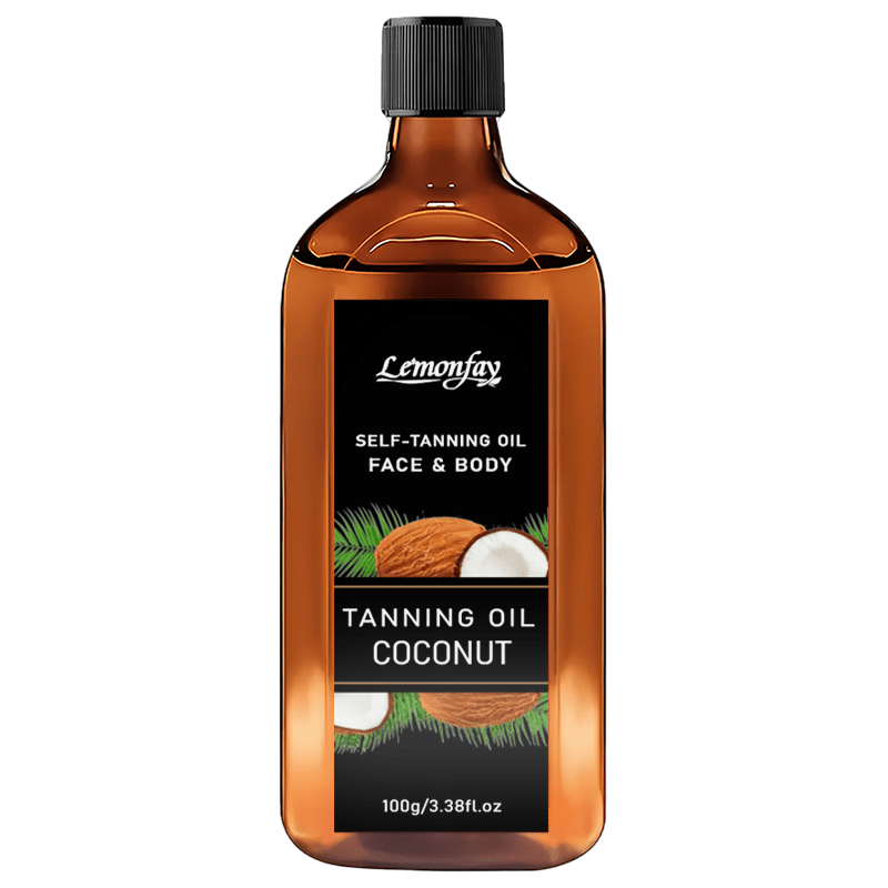 Coconut Oil For Tanning Lotion, For Tanning, For Sun , A Tan In 1 Application, Lightweight Texture, Suitable For Face, Body, And Legs, Get -colored Skin Without For Sunlight