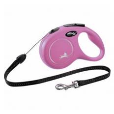 FLEXI New Classic Snor Line 8 m. S Pink