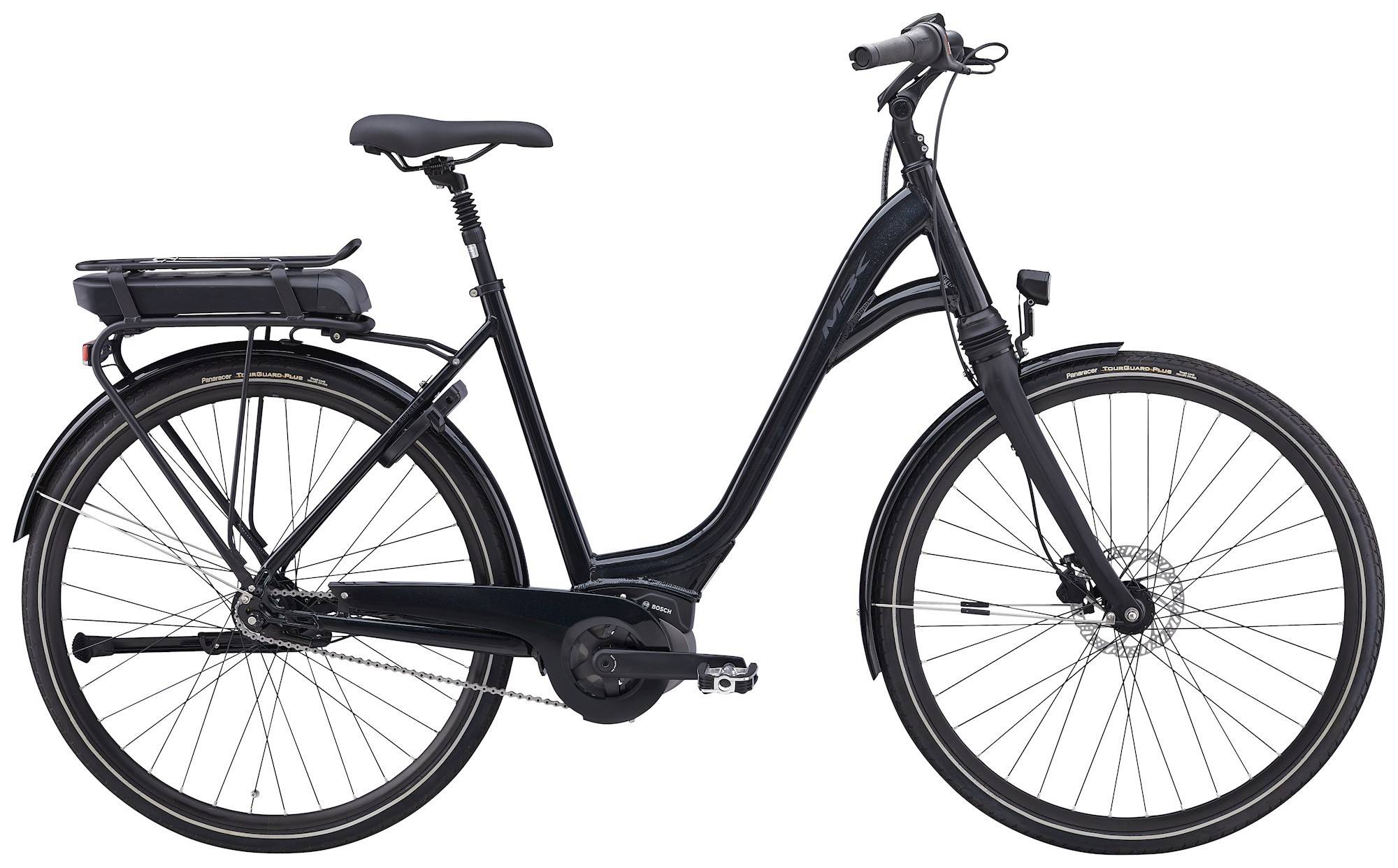 MBK Superbe 4 Dame 4 Farver 2 størelser 7g Shimano Nexus fodbremse Bosch incl. 400w Batteri blank sort 48 Cm