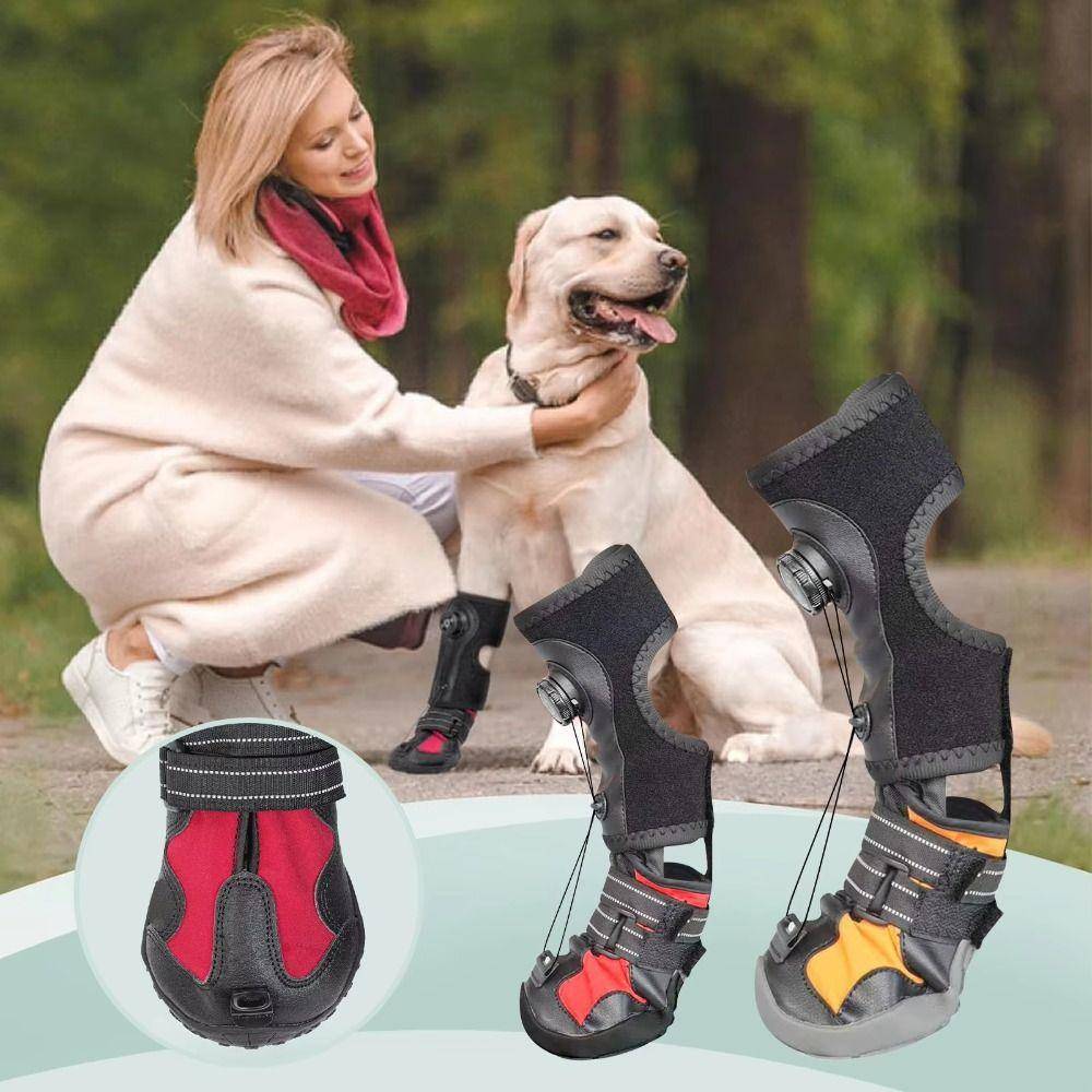 Anti-fall Tasskydd Anti-smuts Droppar Fotstöd Ingen Knogning Husdjursstövel Hundtasskydd orange