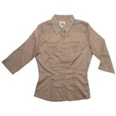 Suzie Q 3/4 Solid Shirt - Sage