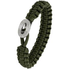 From Soldier To Soldier Oxidized Green Armband Silveroxiderat 1604-FSTS-Gre-S10-22 cm - Herr - 925 Sterling Silver (22 cm)