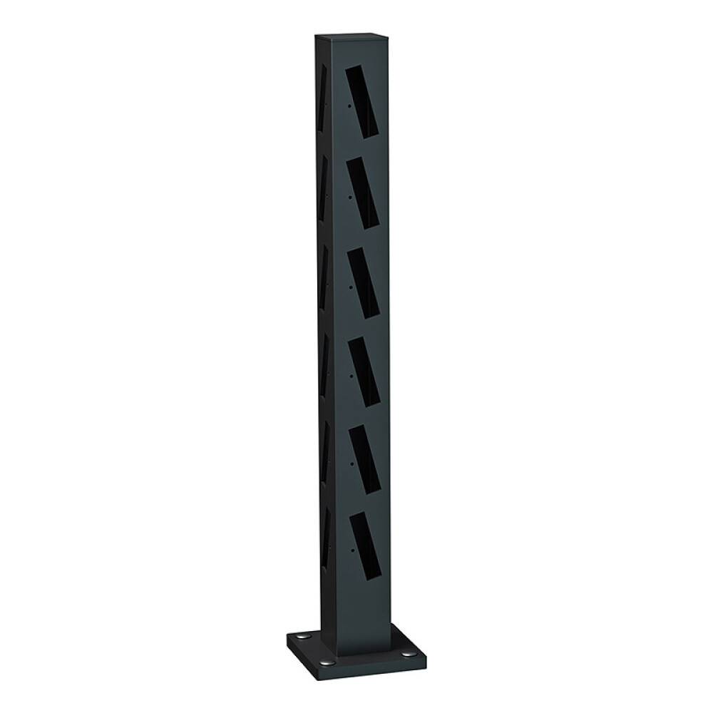STAKETSTOLPE RECAL HÄREN HÖRNSTOLPE SVART 745MM