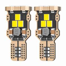 T15 W16W CANBUS LED pære , 12 - 24v - 2 stk. T15 Canbus HVID