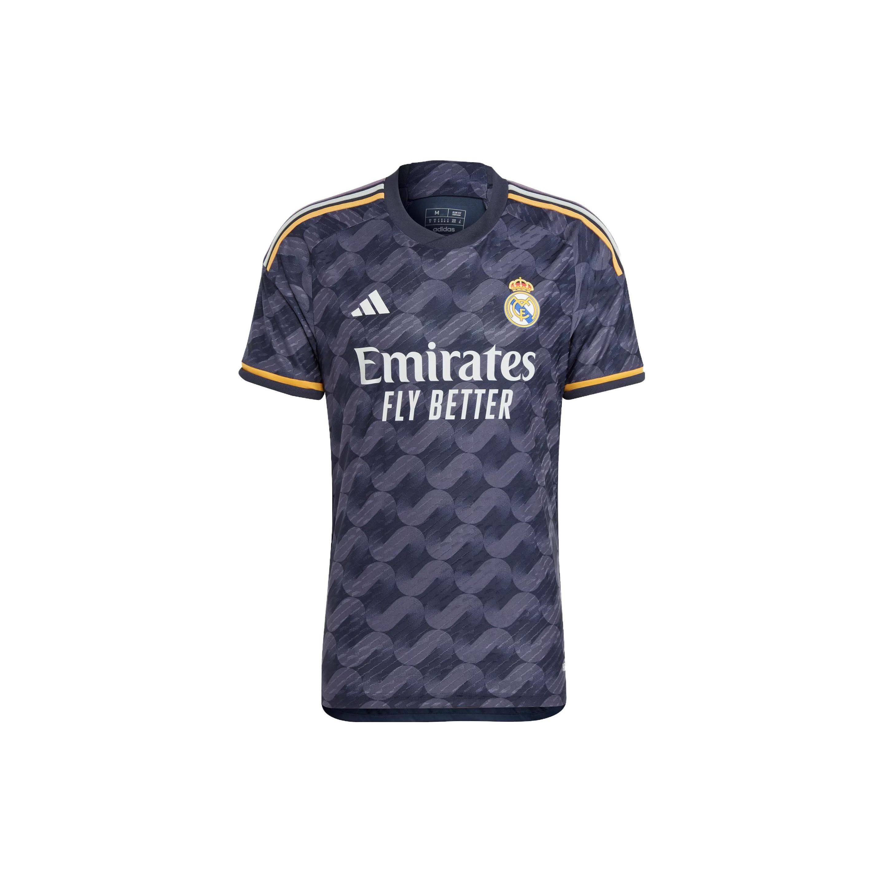 adidas Real Madrid 23/24 Bortatröja Autentisk Legend Ink Herr Streetwear IA5138 XXL